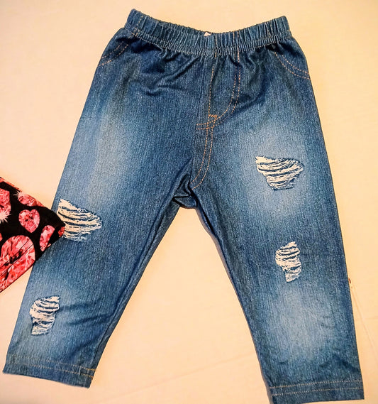 Denim inspired pants